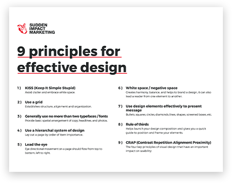 9 Principles for Effective Design