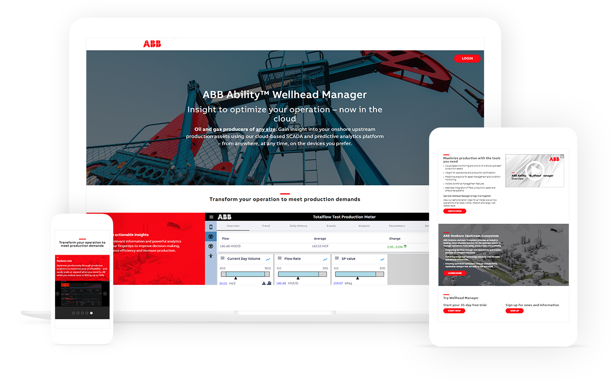 Web presence for product rollout