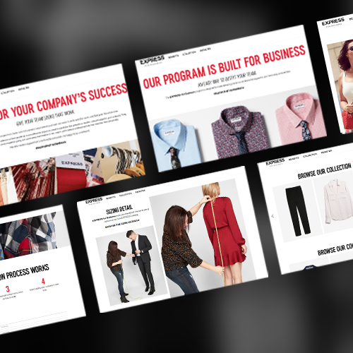 B2B apparel marketing samples